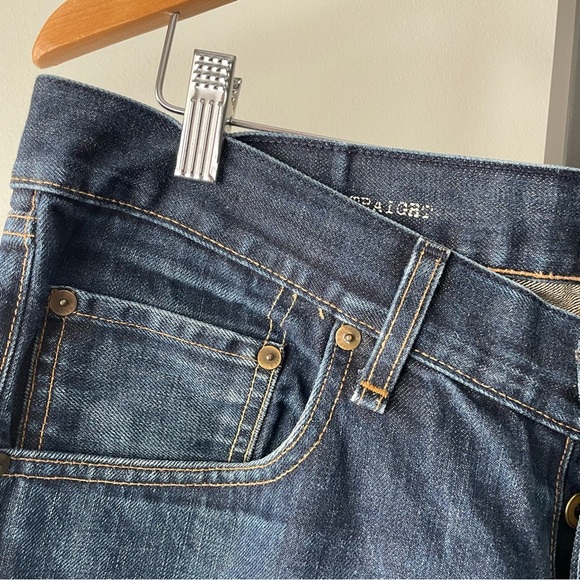 Rag & Bone Slim Straight Denim Jeans Button Fly Size 36 - Picture 5 of 9